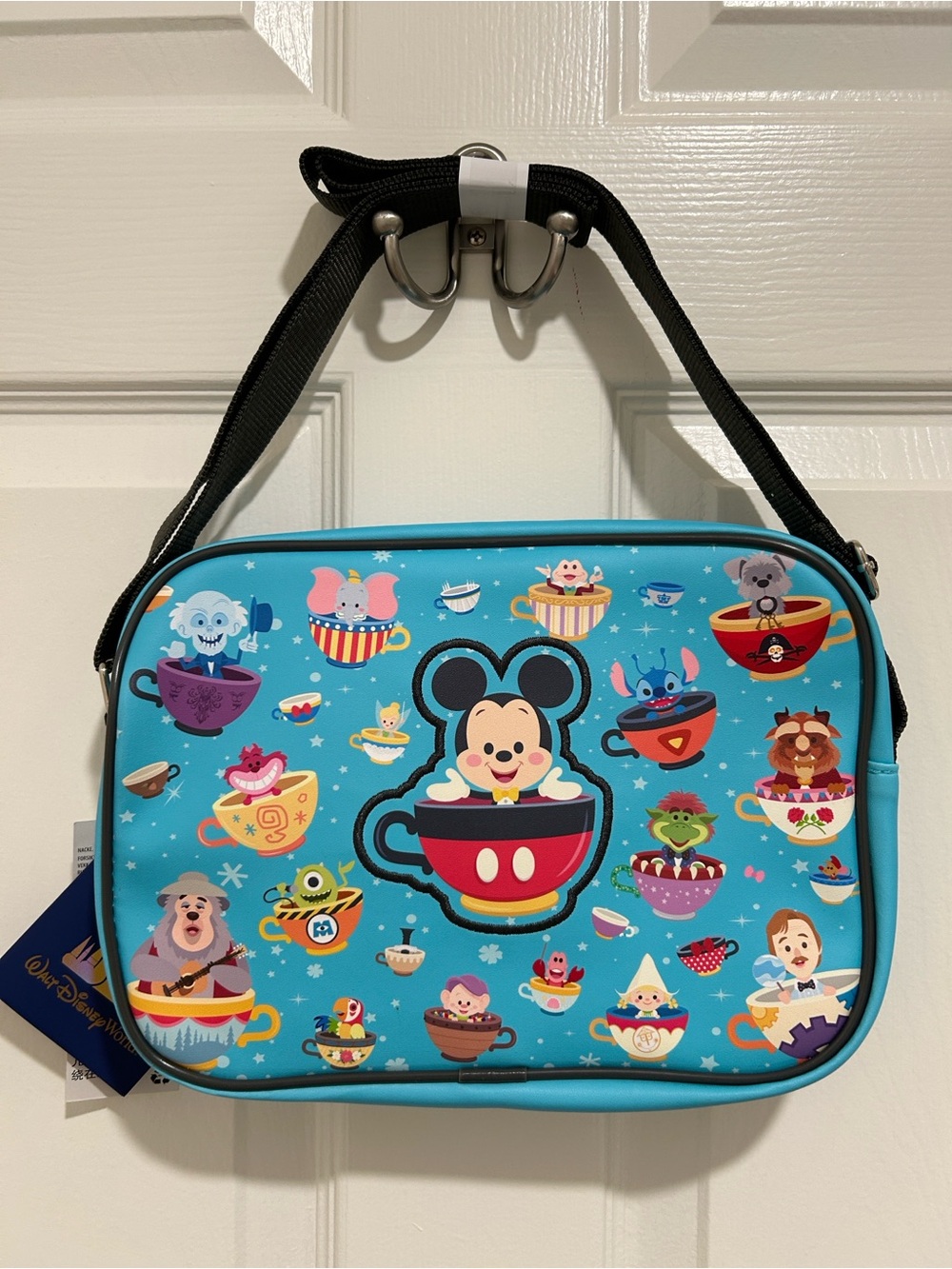 Disney Blue Mickey Teacup Crossbody Bag